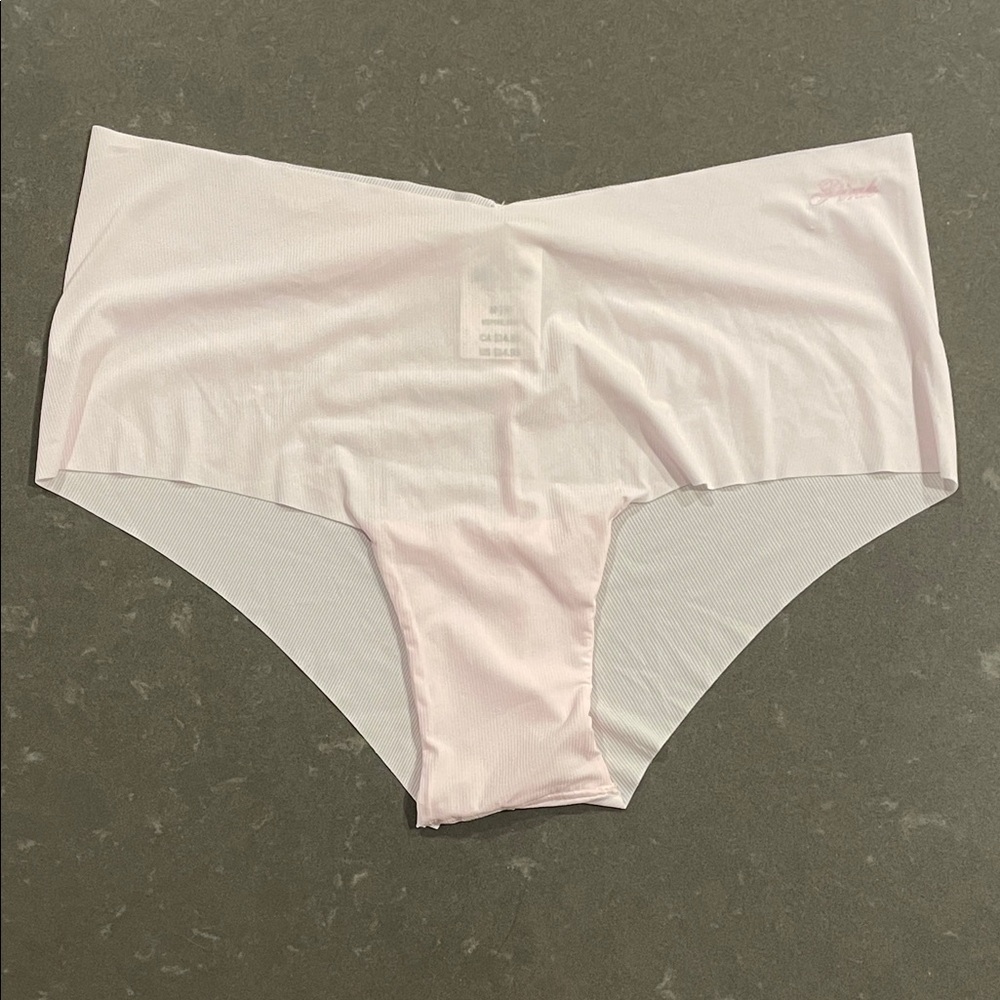 PINK Victoria’s Secret No Show Light Pink Cheeky Panty Underwear NWT Medium